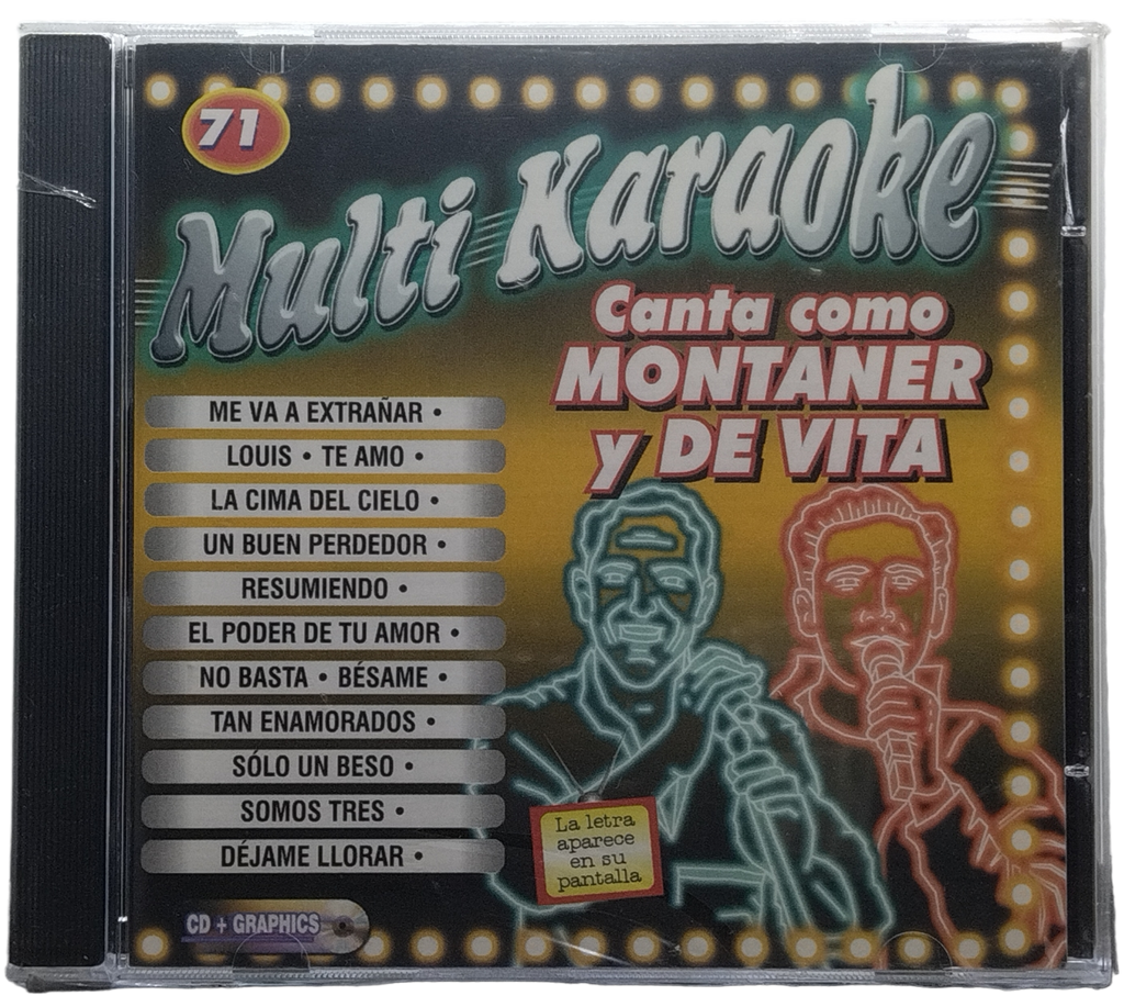 Multi Karaoke - Canta Como Montaner Y De Vita