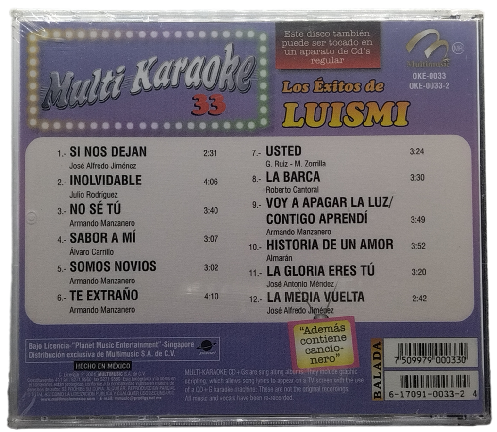 Multi Karaoke - Canta Como Luis Miguel Vol. 1