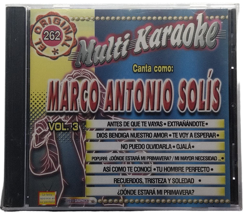 Multi Karaoke - Canta Como Marco Antonio Solis Vol. 3