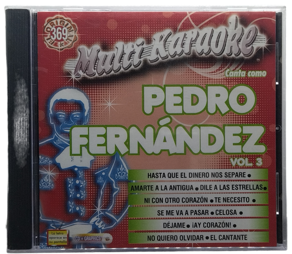 Multi Karaoke - Canta Como Pedro Fernandez Vol. 3
