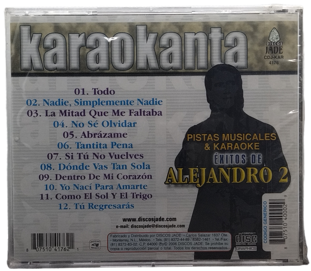 Karaokanta - Canta Como Alejandro Vol. 2
