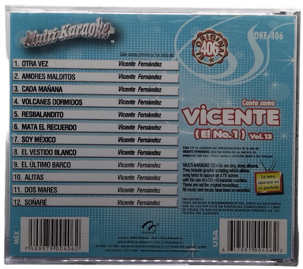 Multi Karaoke Vol. 13 - Canta Como Vicente Vol. 13