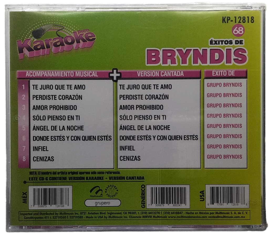 Karaoke Phoenix - Canta Como Exitos De Bryndis