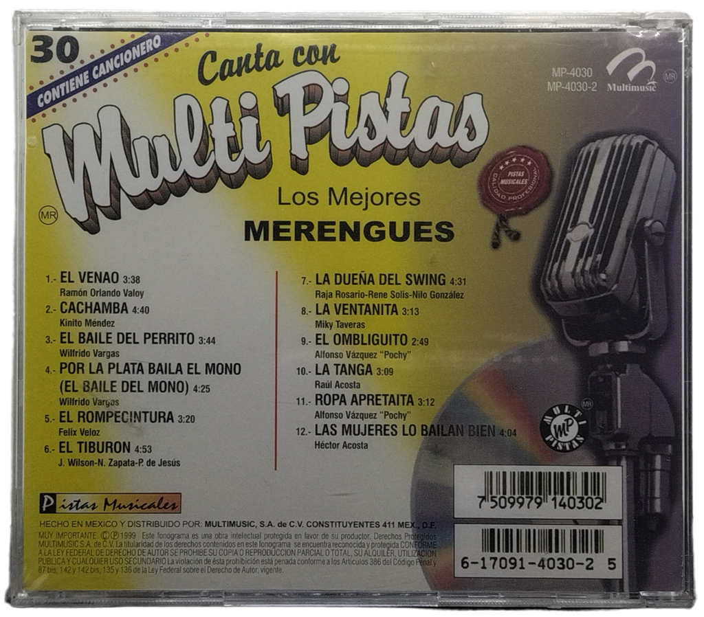 Multi Pistas - Canta Como Los Mejores Merengues
