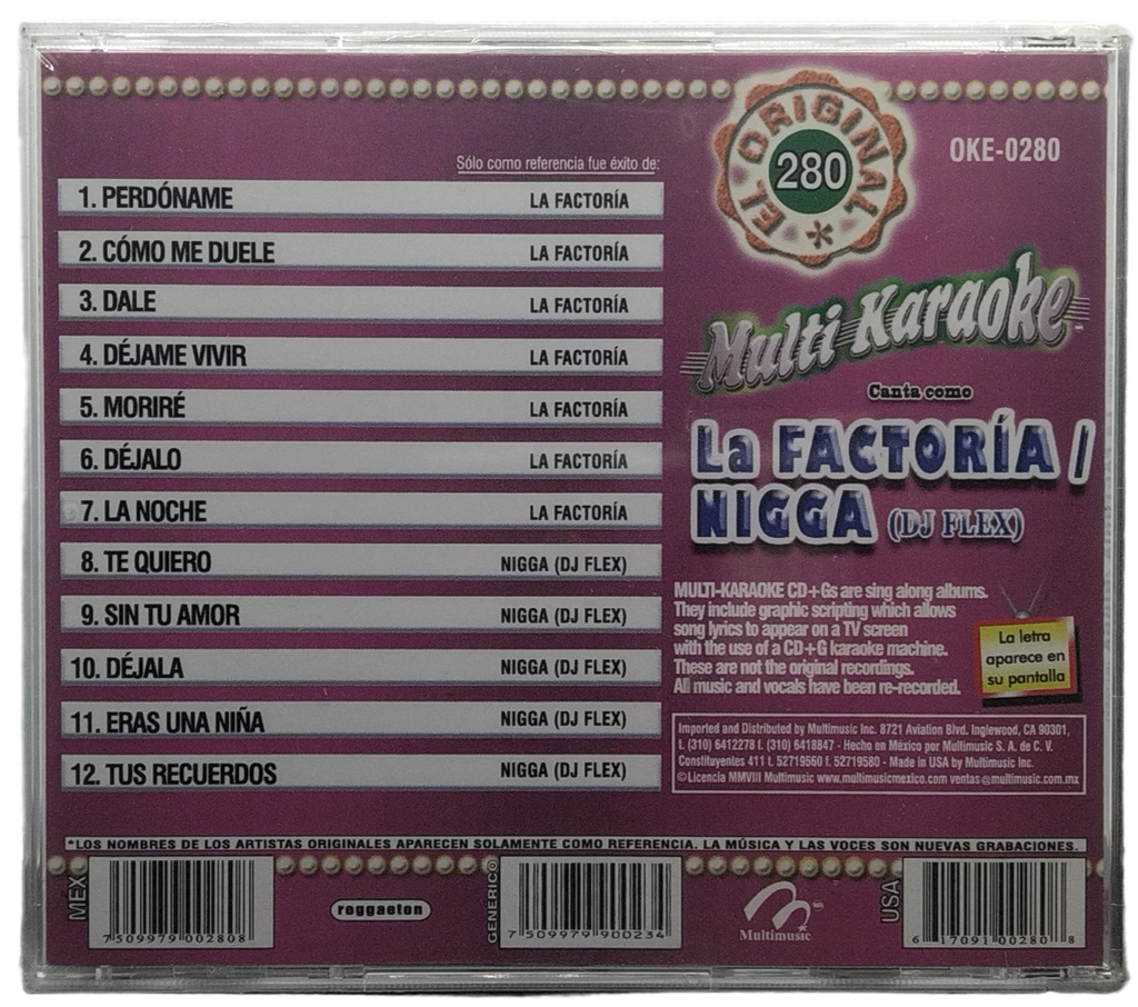 Multi Karaoke - Canta Como La Factoria / Nigga