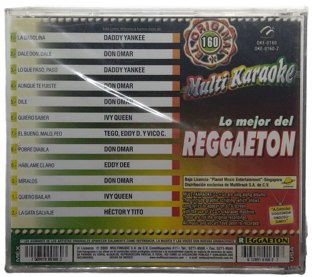 Multi Karaoke - Canta Como Lo Mejor Del Raggaeton