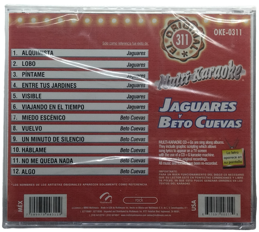 Multi Karaoke - Canta Como Jaguares Y Beto Cuevas