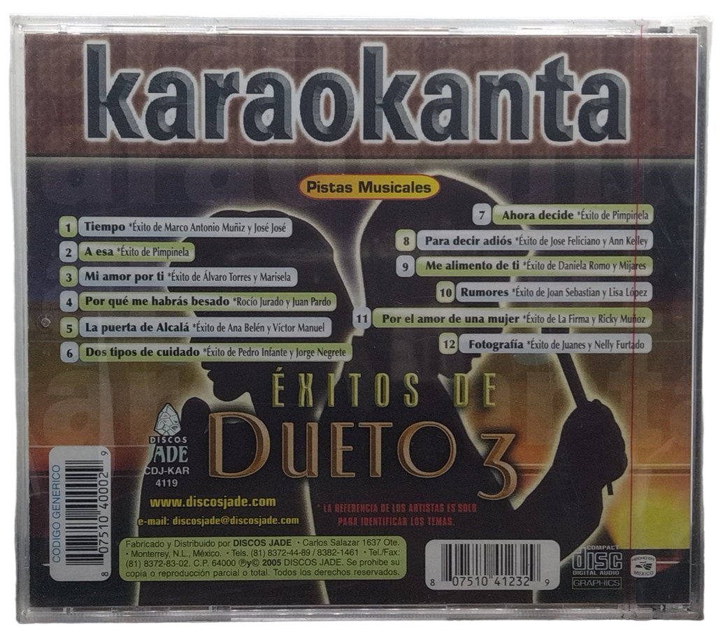 Karaokanta - Canta Como Exitos De Duetos 3