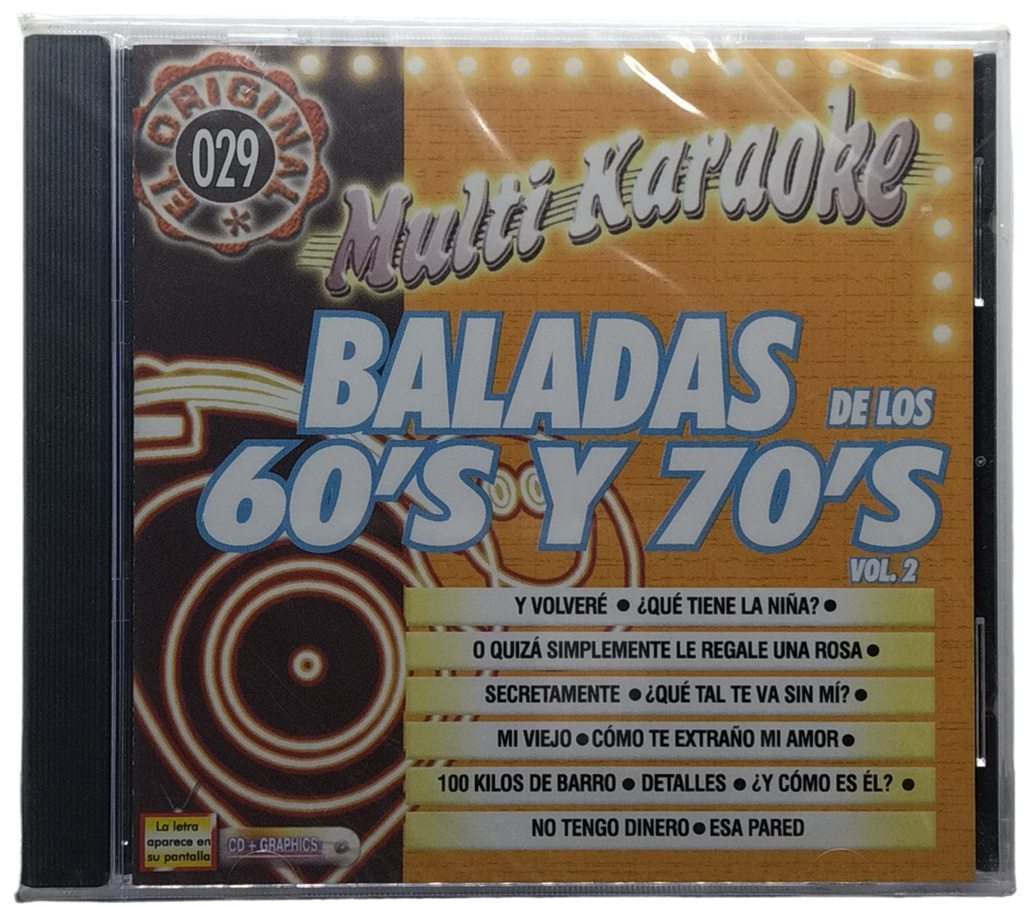 Multi Karaoke - Canta Como Baladas De Los 60's Y 70's Vol. 2