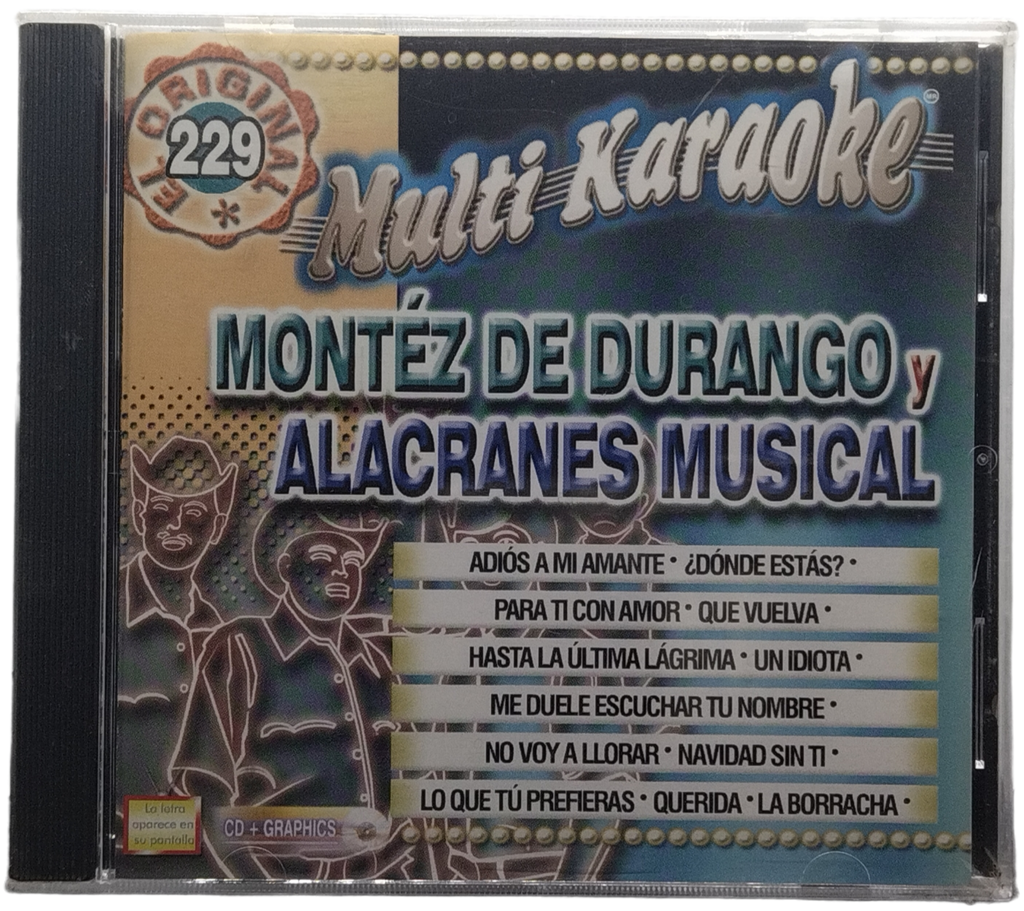 Multi Karaoke - Canta Como Montez De Durango / Alacranes Musical
