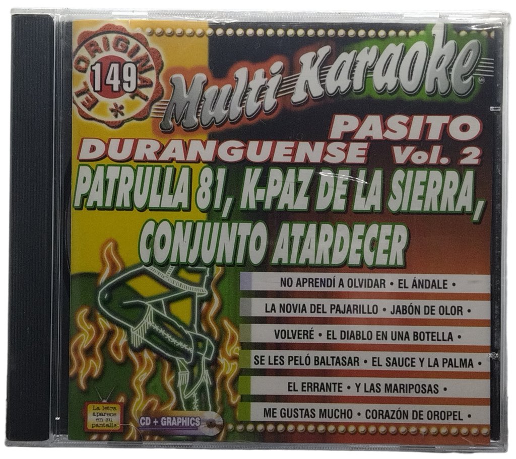 Multi Karaoke - Canta Como Vol. 2 Pasito Duranguense