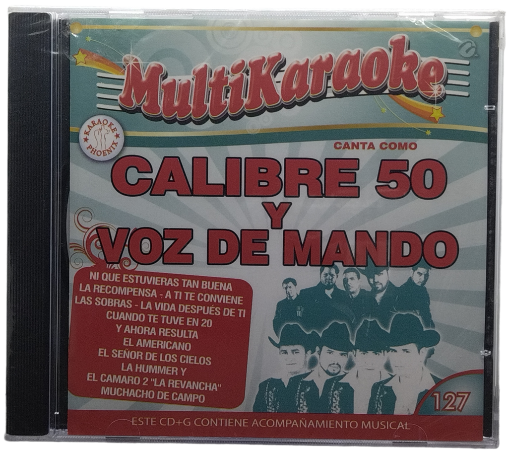 Multi Karaoke - Canta Como Calibre 50 Y Voz De Mando