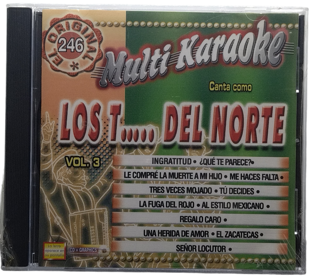 Multi Karaoke - Canta Como Los Tigres Del Norte Vol. 3