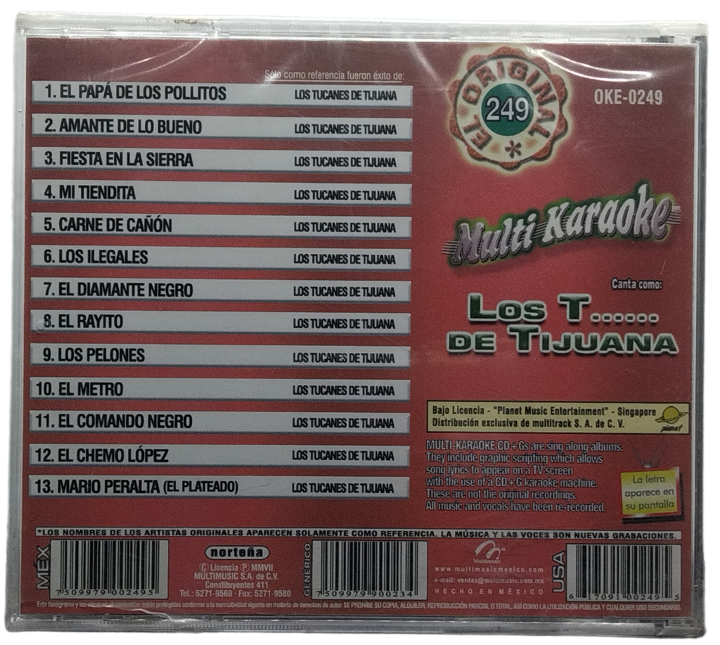 Multi Karaoke - Canta Como Los Tucanes De Tijuana