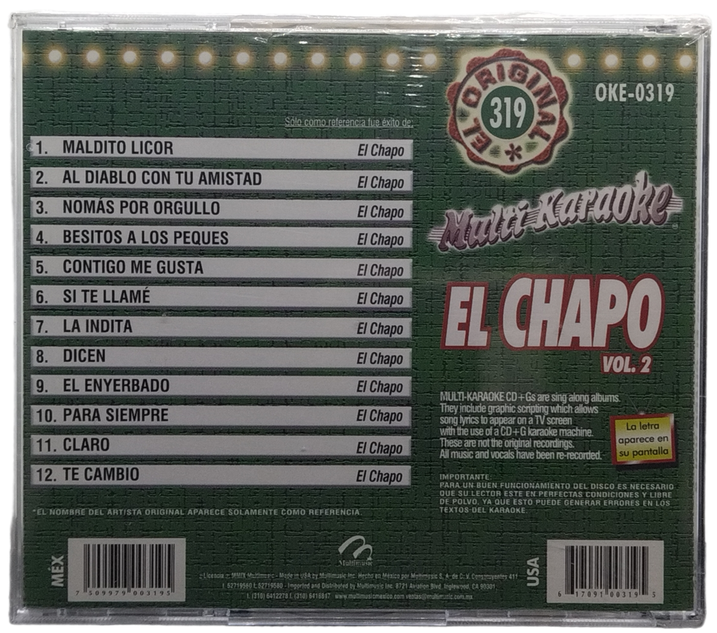 Multi Karaoke - Canta Como El Chapo Vol. 2