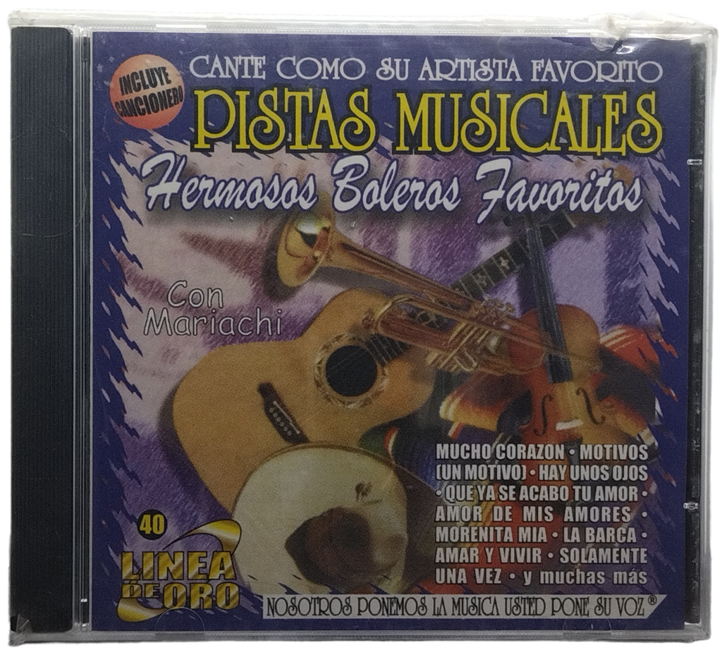Pistas Musicales - Canta Como Hermosos Boleros Favoritos
