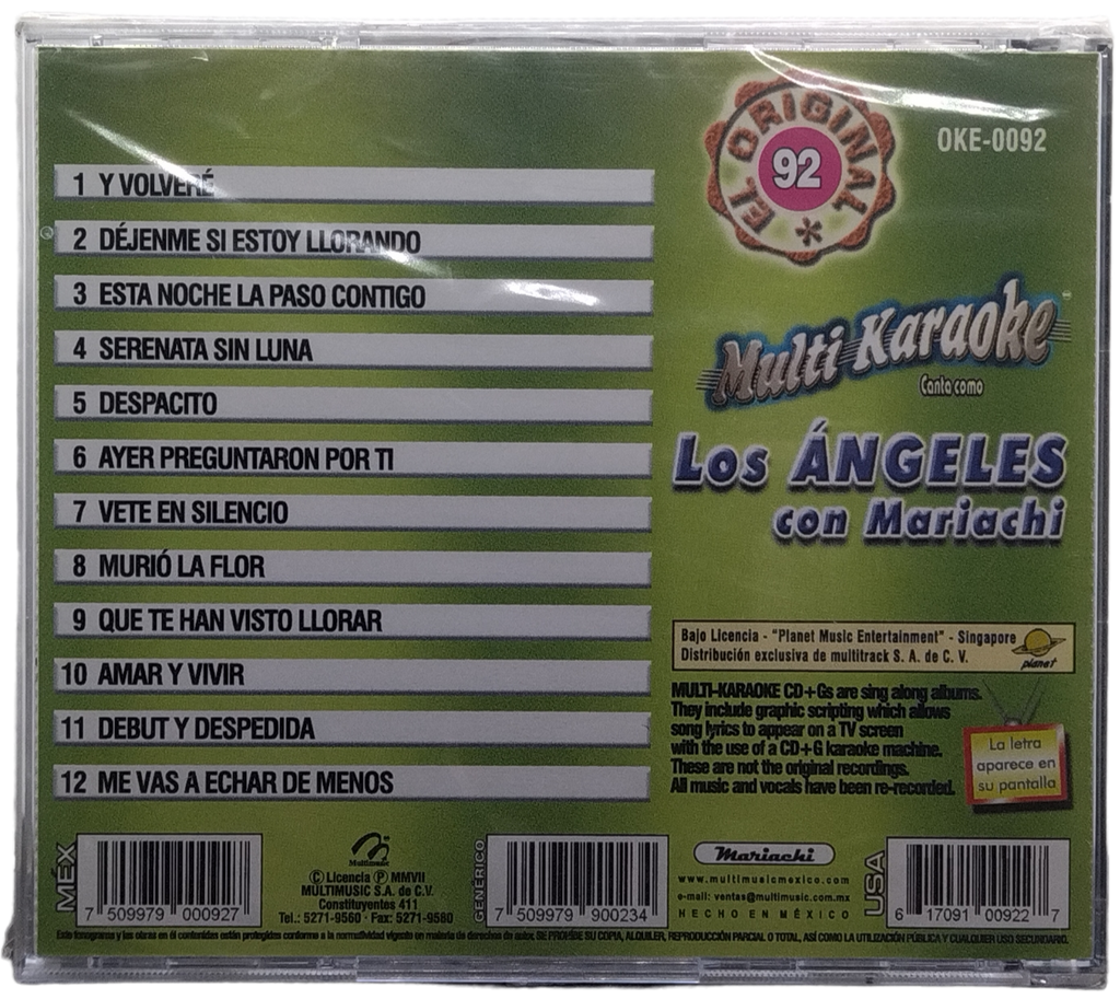 Multi Karaoke - Canta Como Los Angeles Con Mariachi