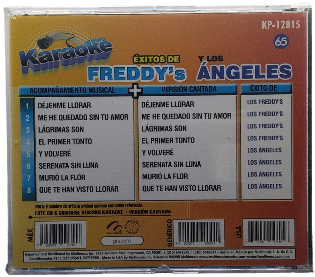 Karaoke Phoenix - Canta Como Exitos De Freddys Y Los Angeles