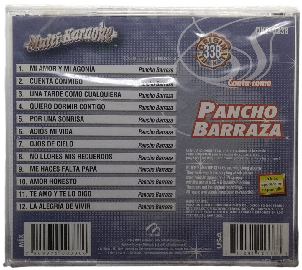 Multi Karaoke - Canta Como Pancho Barraza