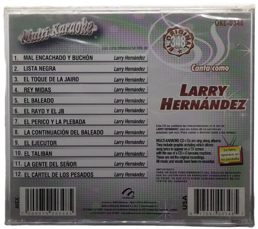 Multi Karaoke - Canta Como Larry Hernandez