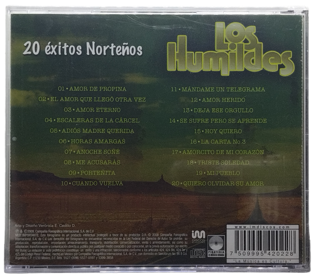 Los Humildes - 20 Exitos Norteños