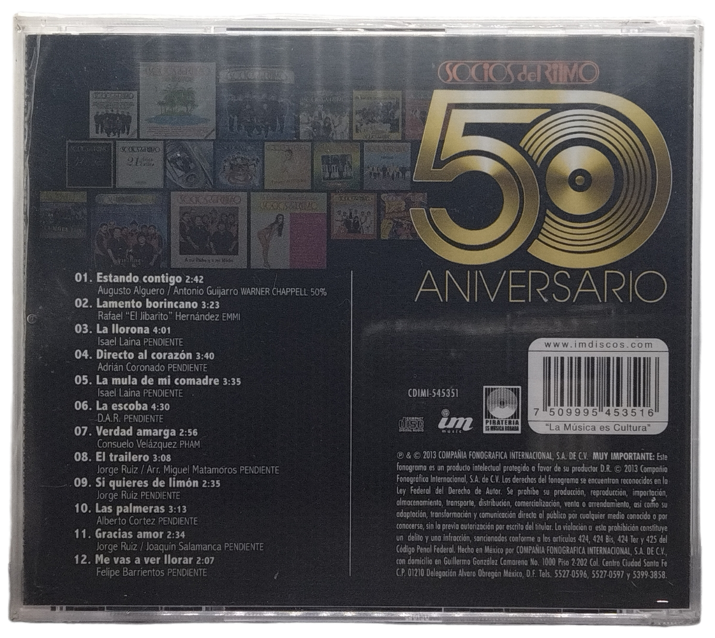 Socios Del Ritmo - 50 Aniversario