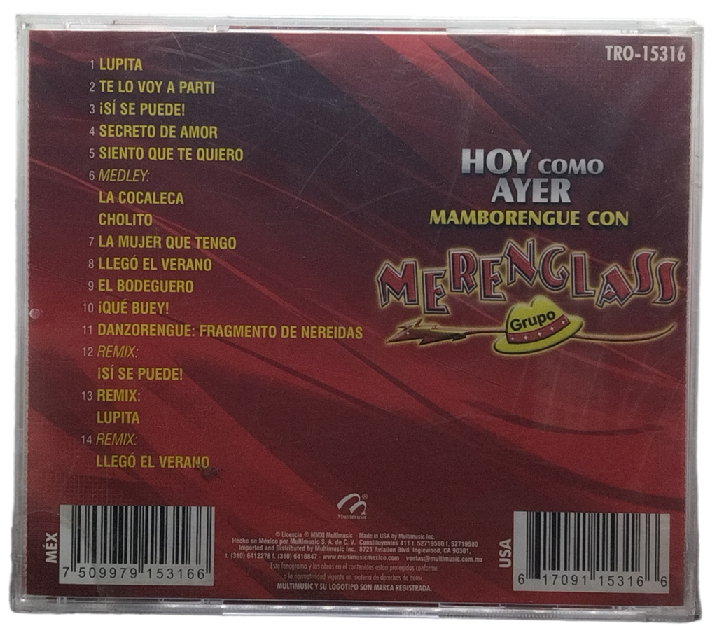 Merenglass - Hoy Como Ayer