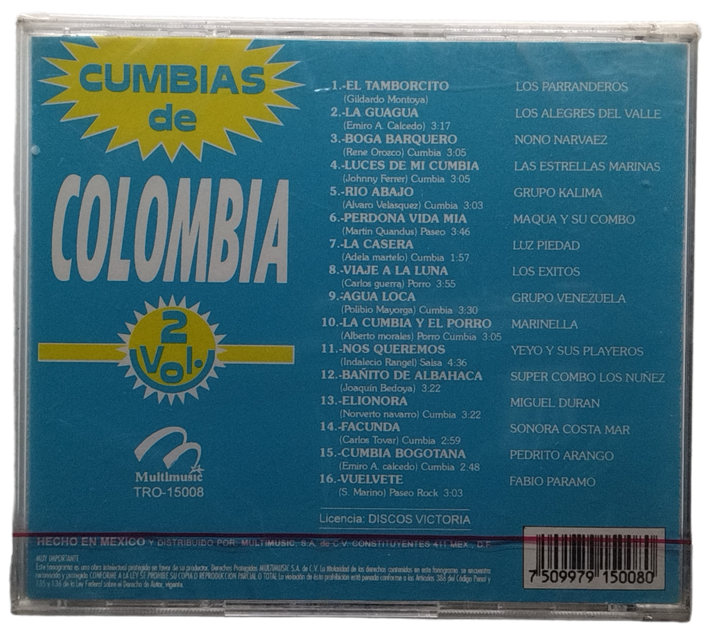 Varios - Cumbias De Colombia Vol. 2