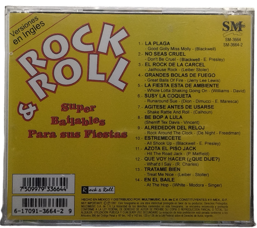 Varios - Rock & Roll Super Bailables Para Sus Fiestas