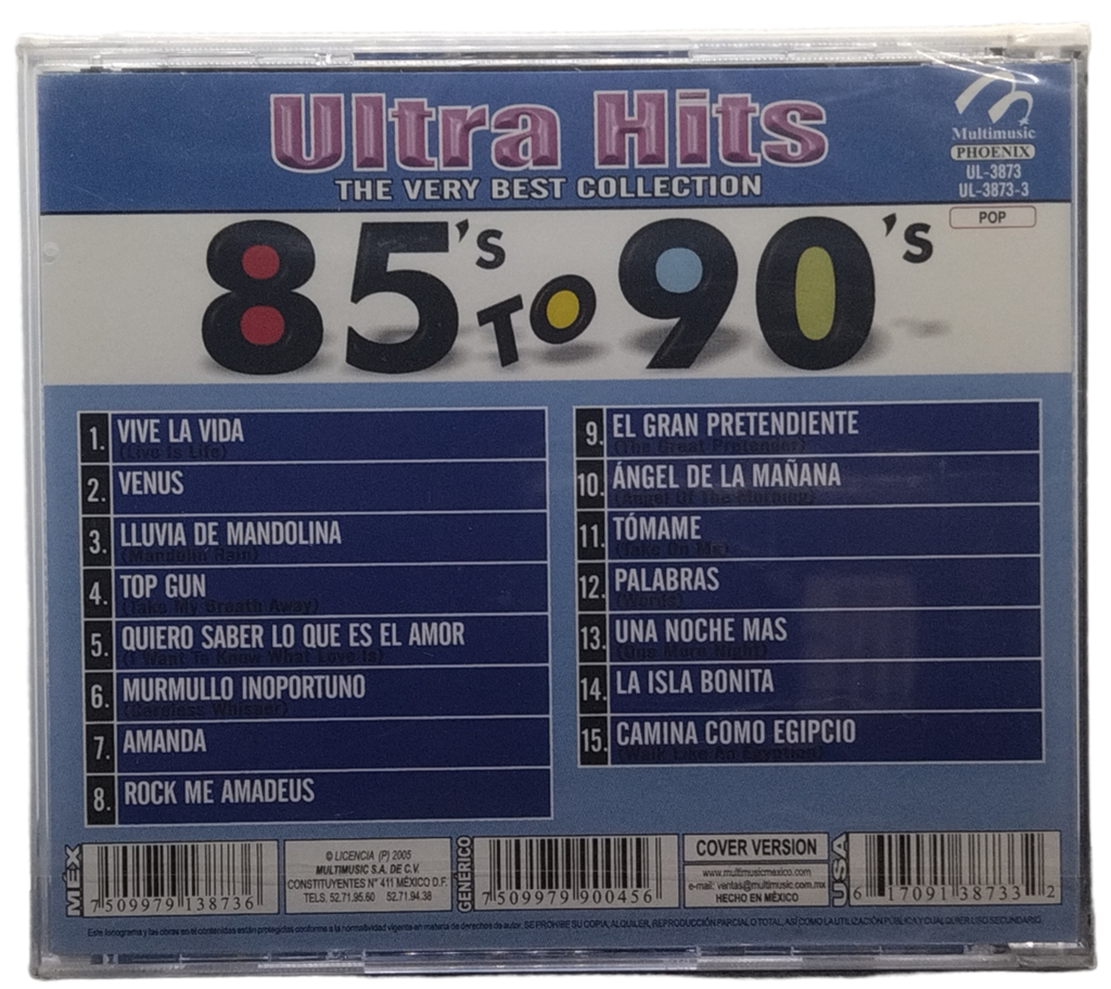 Ultra Hits 85's To 90's - The Very Best Collection