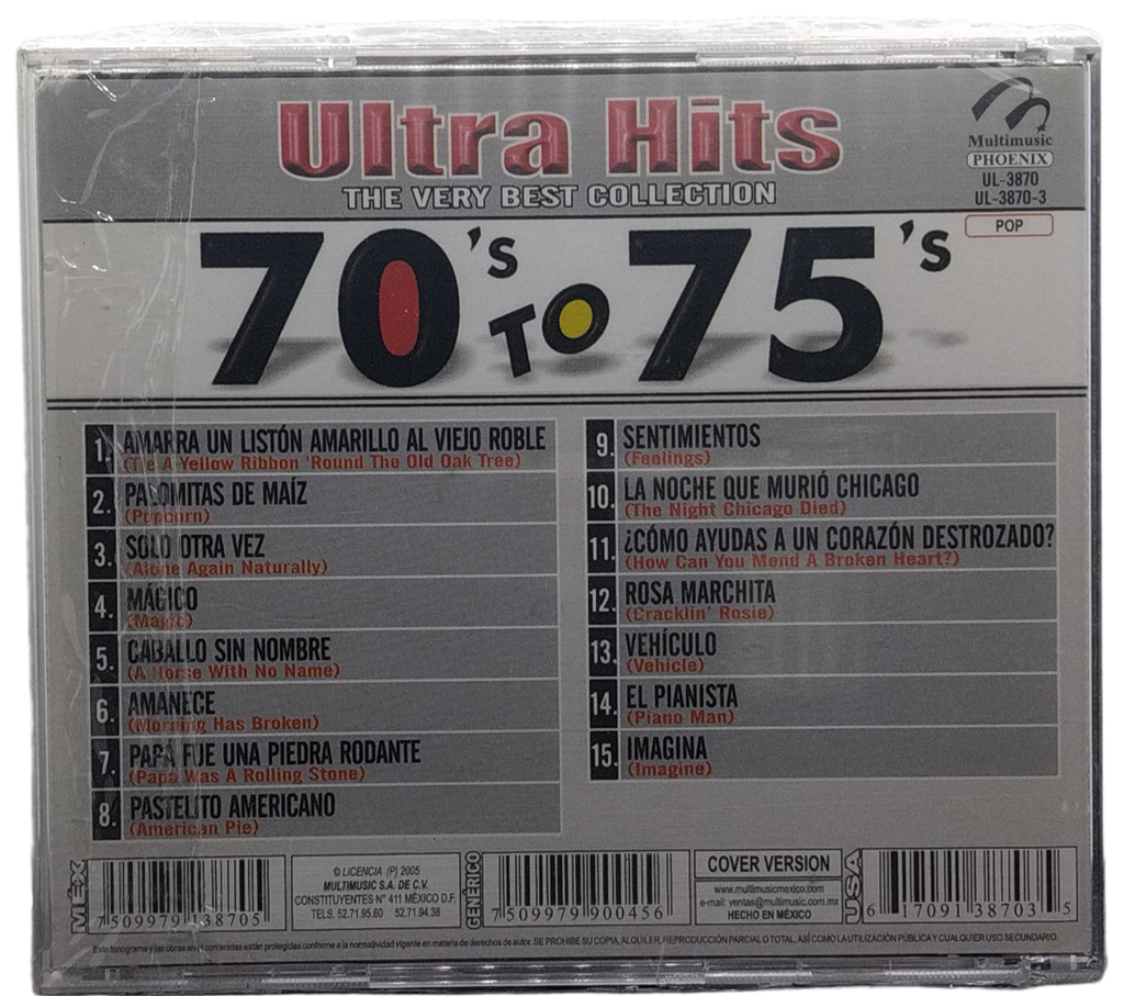 Ultra Hits 70's To 75's - The Very Best Collection