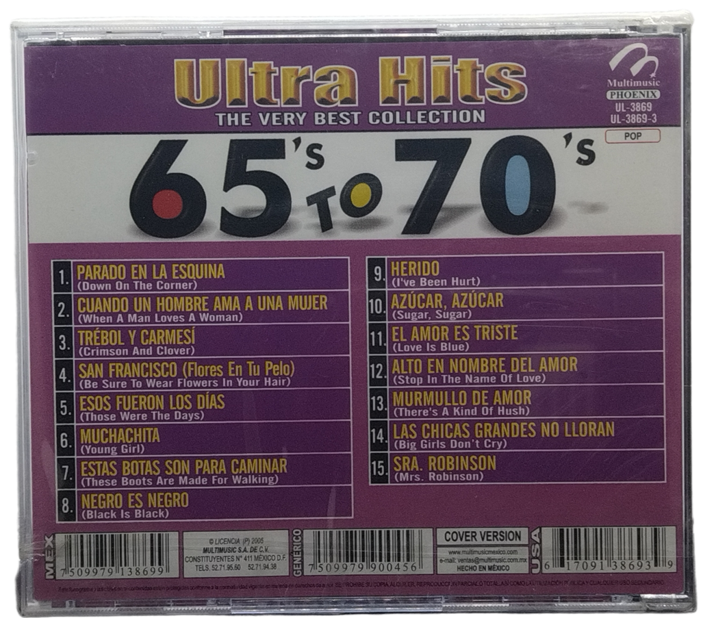 Ultra Hits 65's To 70's - The Very Best Collection