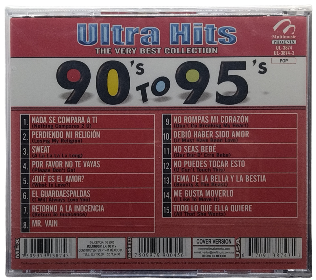 Ultra Hits 90's To 95's - The Very Best Collection