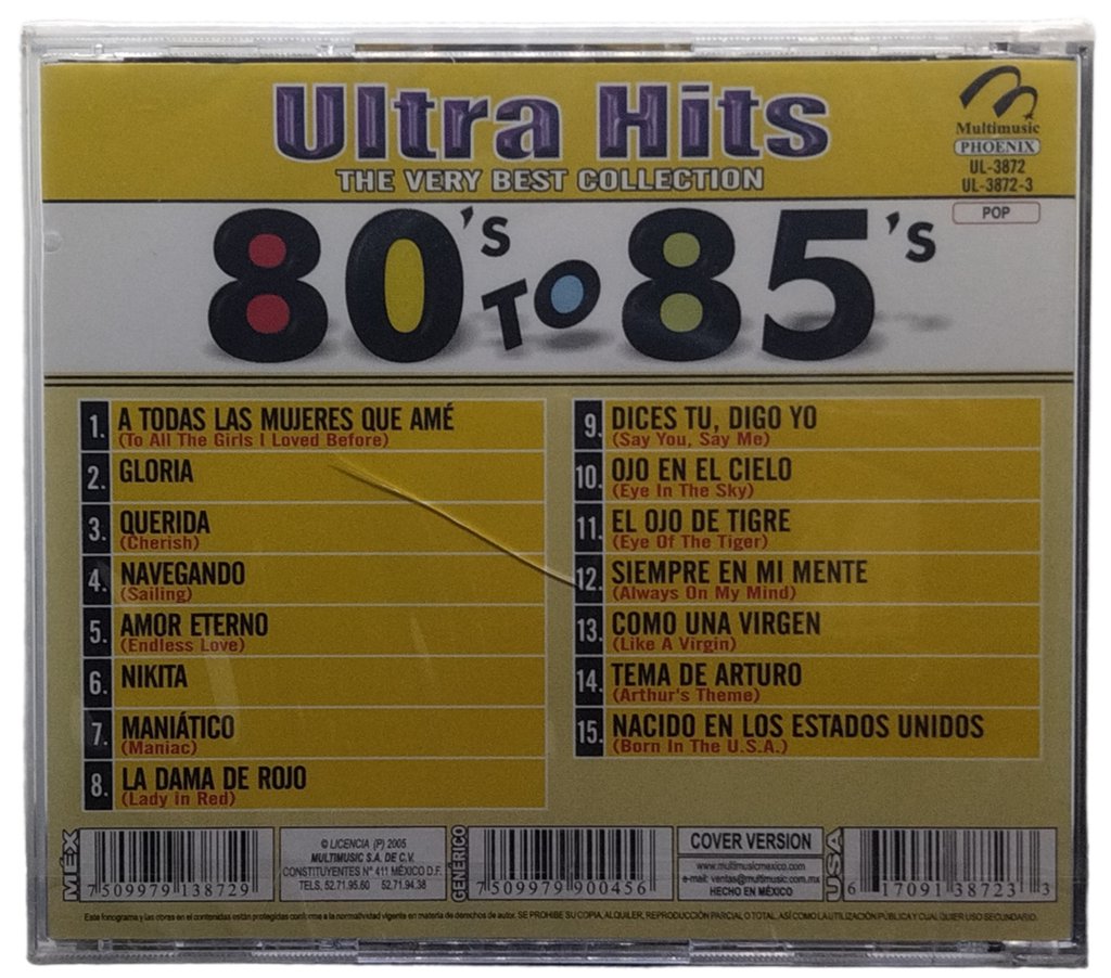 Ultra Hits 80's To 85's - The Very Best Collection