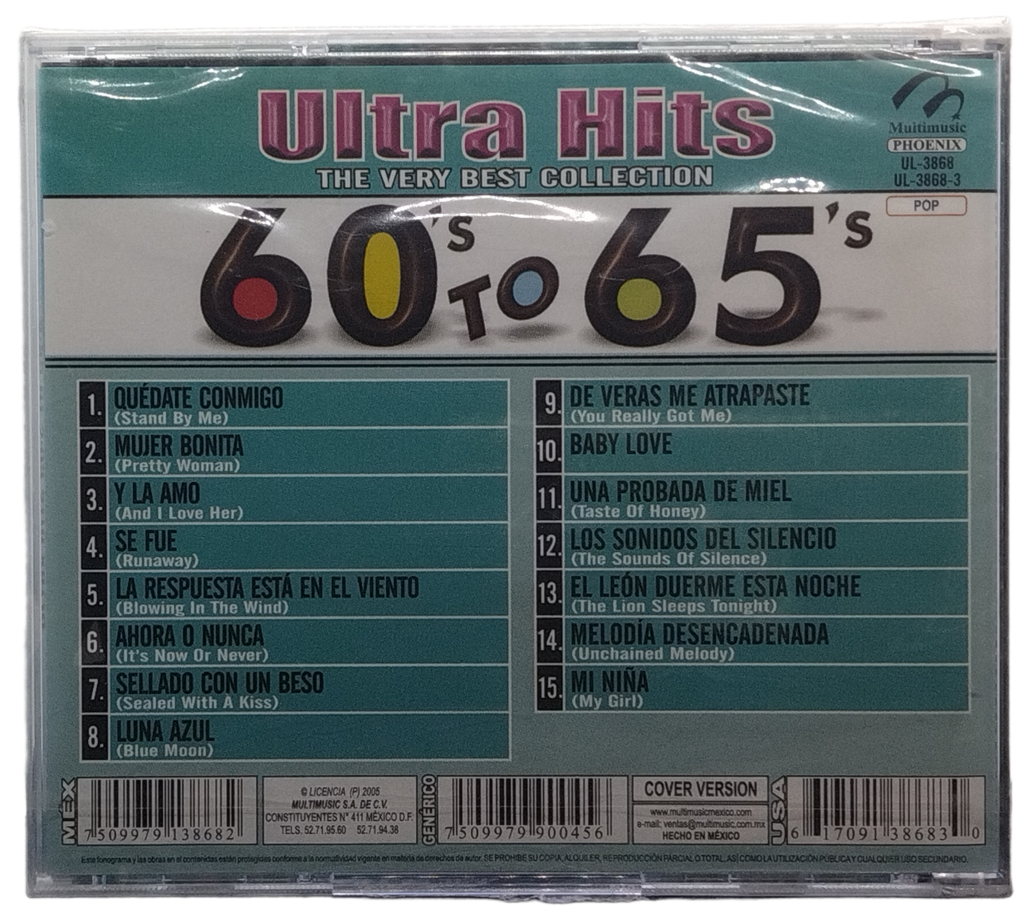 Ultra Hits 60's To 65's - The Very Best Collection