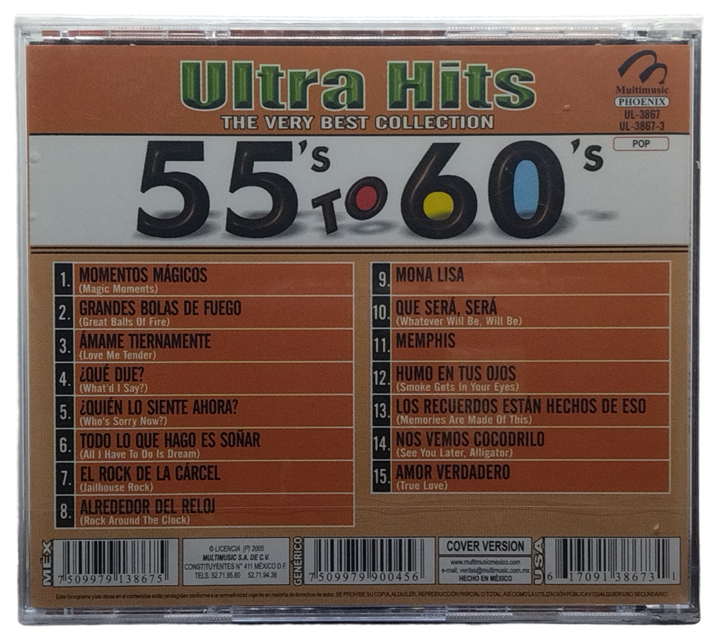 Ultra Hits 55's To 60's - The Very Best Collection