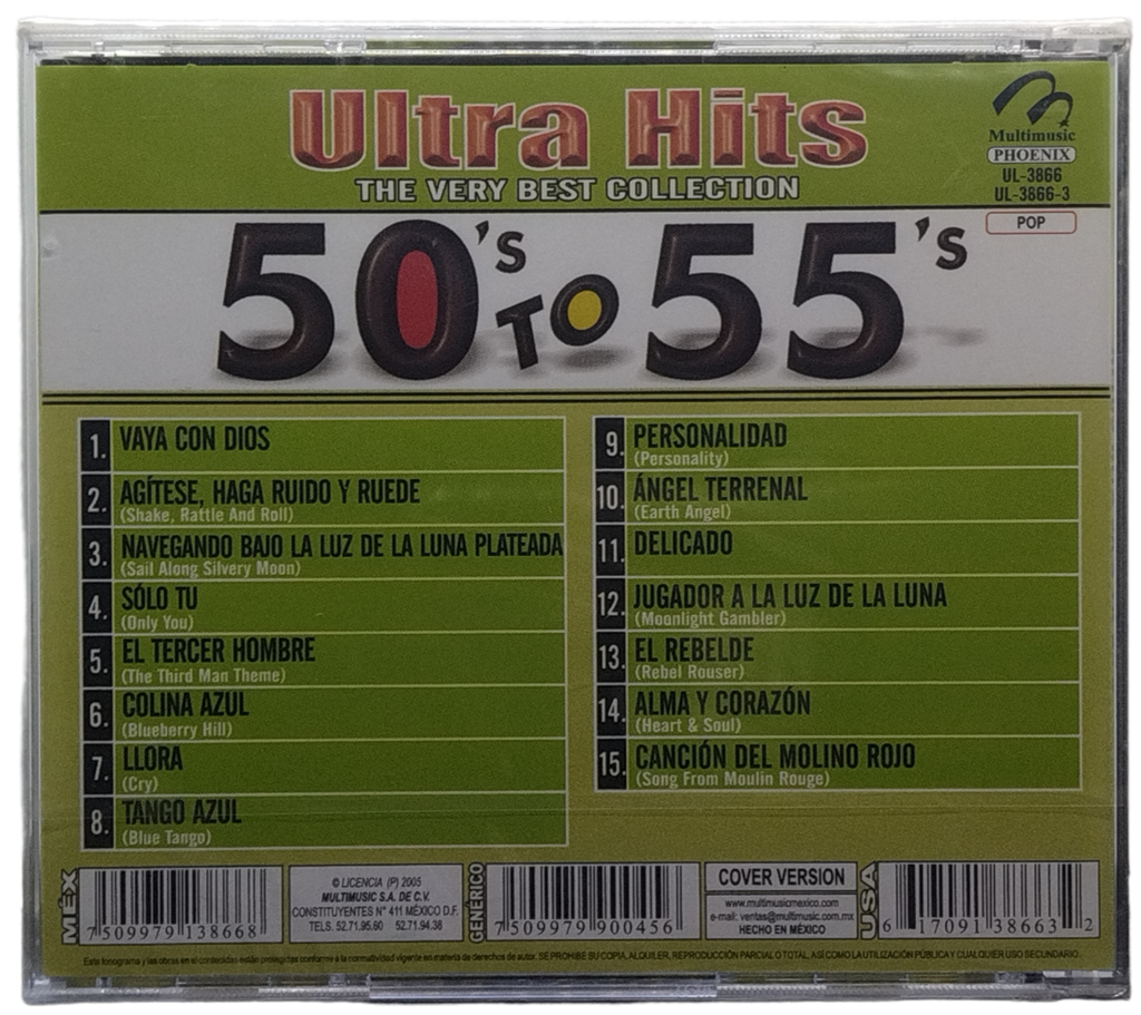 Ultra Hits 50's To 55's - The Very Best Collection