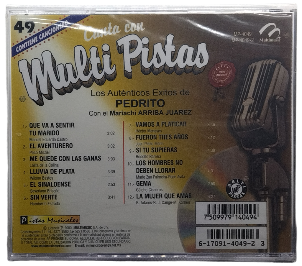 Multi Pistas - Canta Como Pedro Fernandez Vol. 1