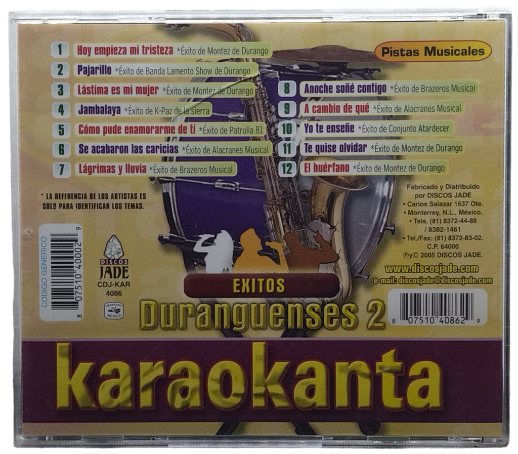 Karaokanta - Canta Como Exitos Duranguenses 2