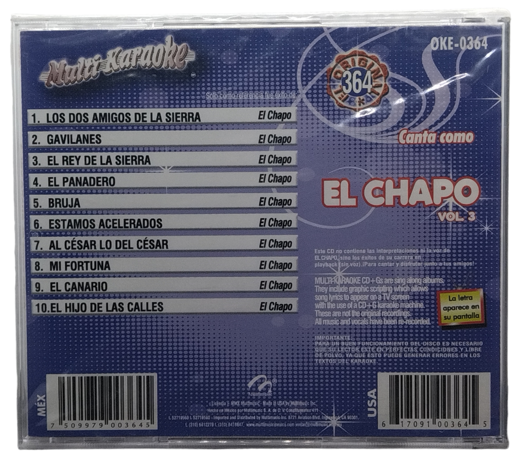 Multi Karaoke - Canta Como El Chapo Vol. 3