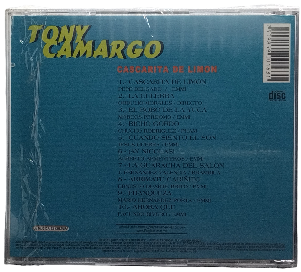 Tony Camargo - Cascarita De Limon