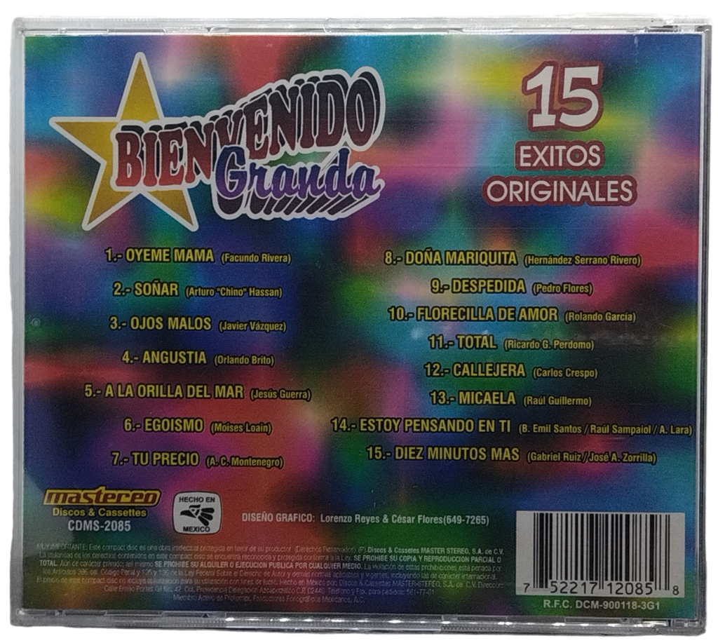 Bienvenido Granda - 15 Exitos Originales