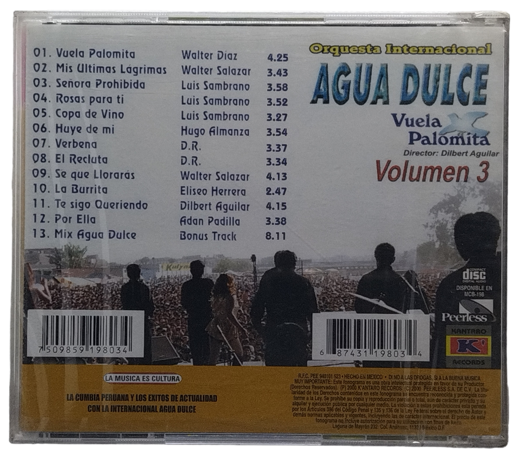 Orquesta Internacional Agua Dulce - Vol. 3 - Vuelva Palomita