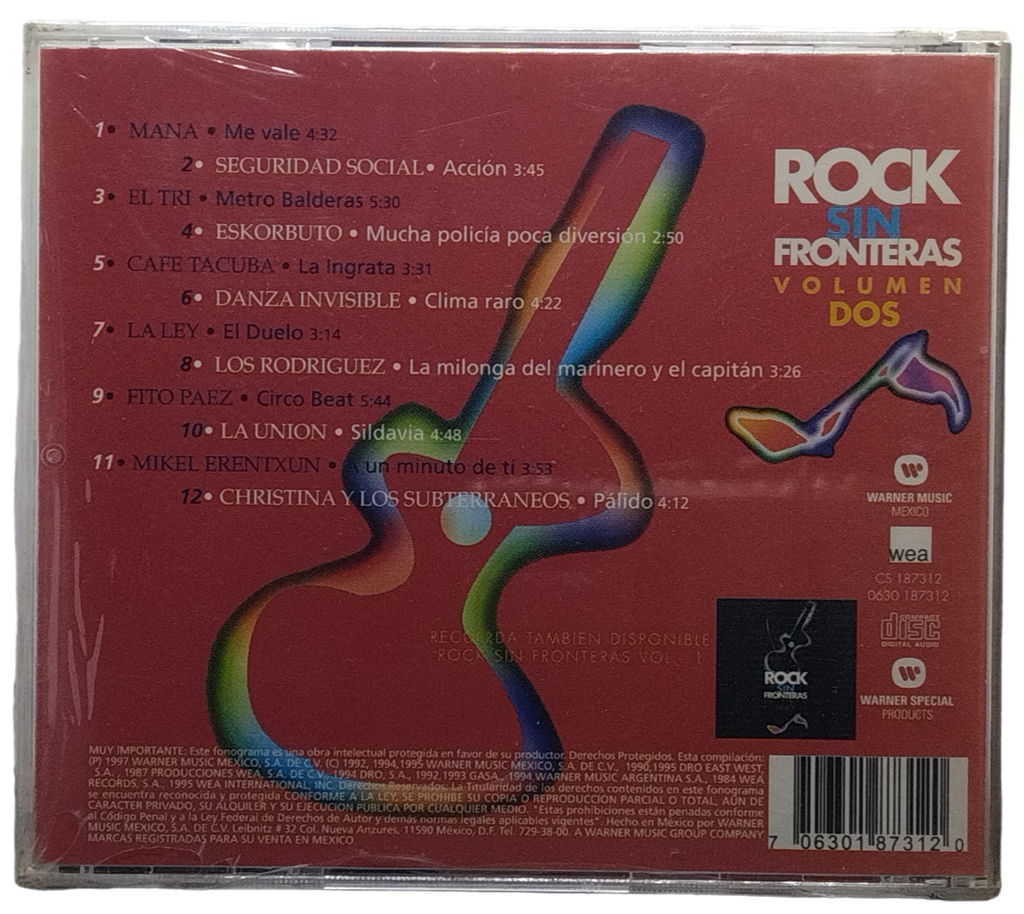 Varios - Rock Sin Fronteras Volumen Dos