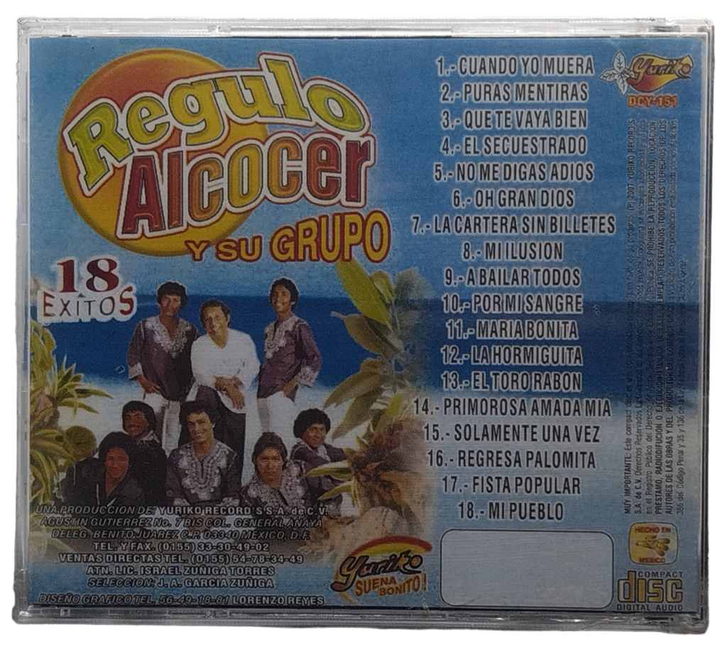 Regulo Alcocer - 18 Exitos