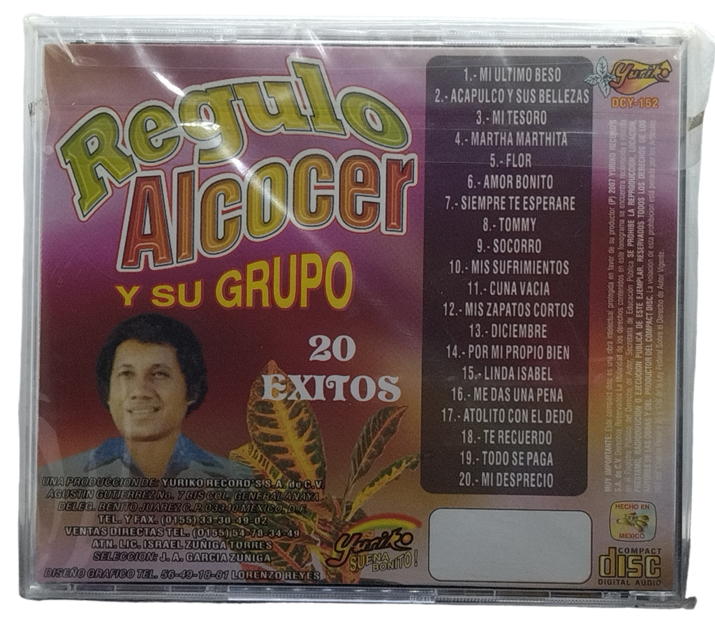 Regulo Alcocer - 20 Exitos