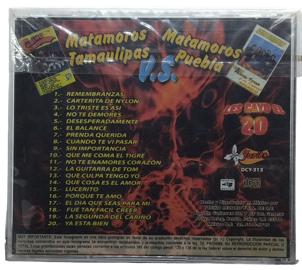 Angel Tovar / Grupo Cariño - Matamoros T V.S. Matamoros
