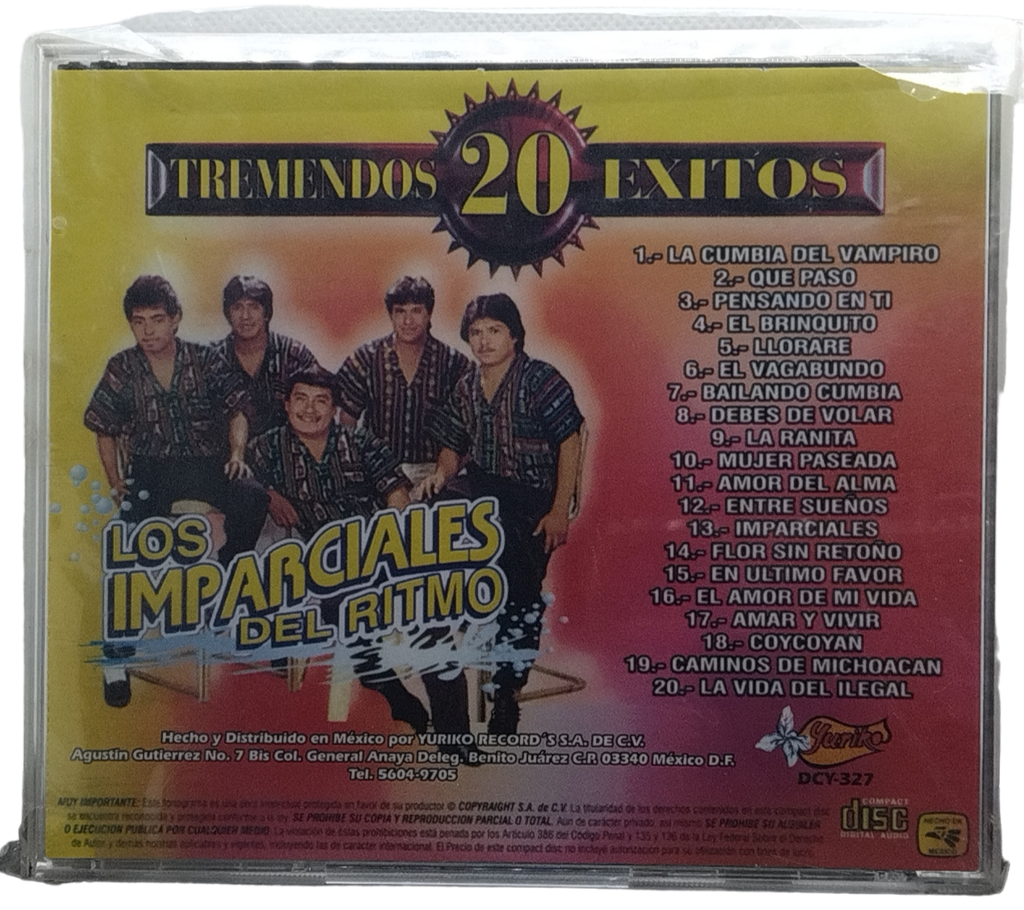 Los Imparciales Del Ritmo - Tremendos 20 Exitos