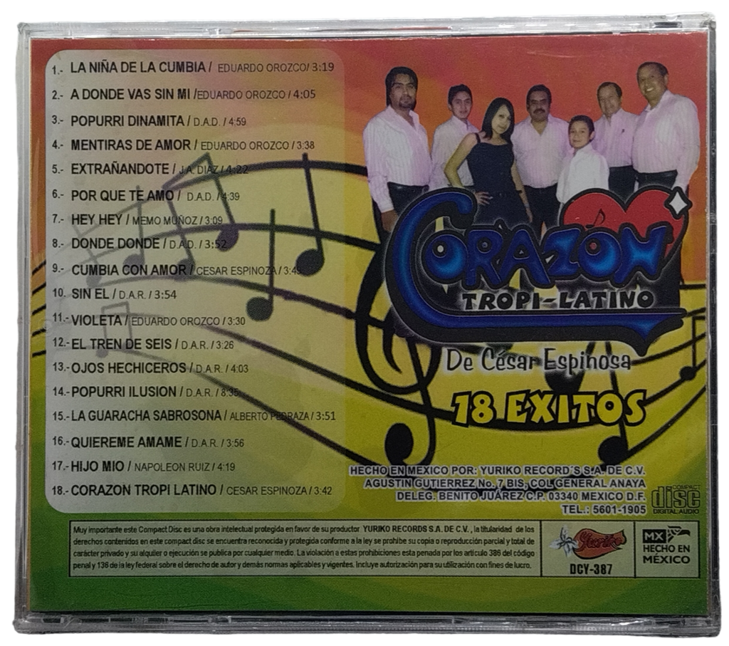 Corazon Tropi-Latino - 18 Exitos