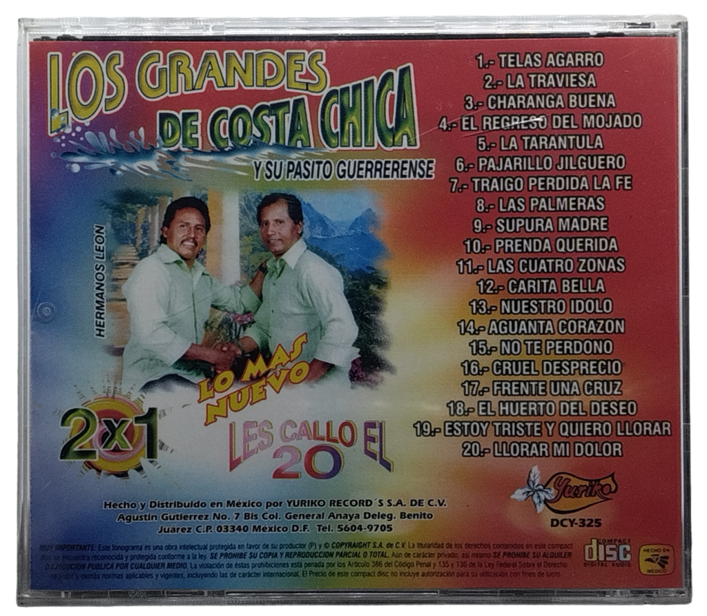 Los Grandes De Costa Chica - 20 Mas Nuevo